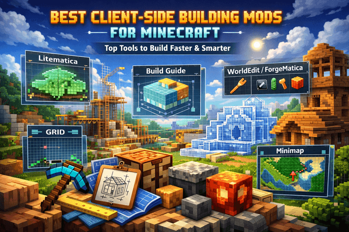 Client-Side Building Mods for Minecraft